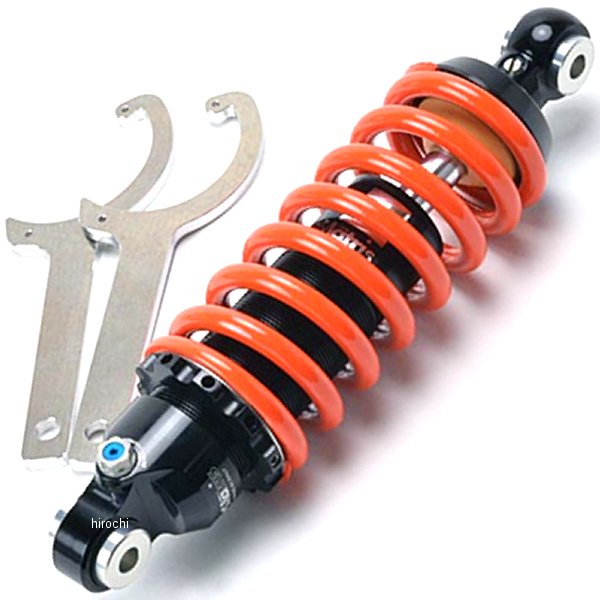 ツイン リアショック M40D 17年 トライアンフ ボンネビル BOBBER 1200 オレンジ