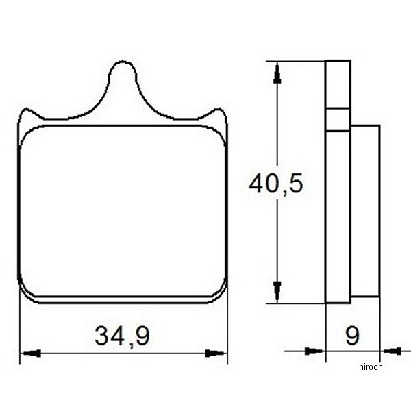 ブレーキパッド ZXCレーシング 13年-19年 BMW S1000R