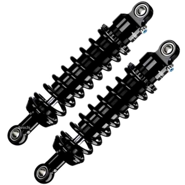 ツイン リアショック M40D 07年-10年 ハーレー ダイナ FXD Super Glide 1580-96 黒