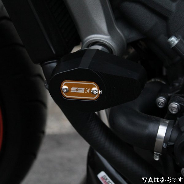 フレームスライダー タイプA ヤマハ 黒/チタン