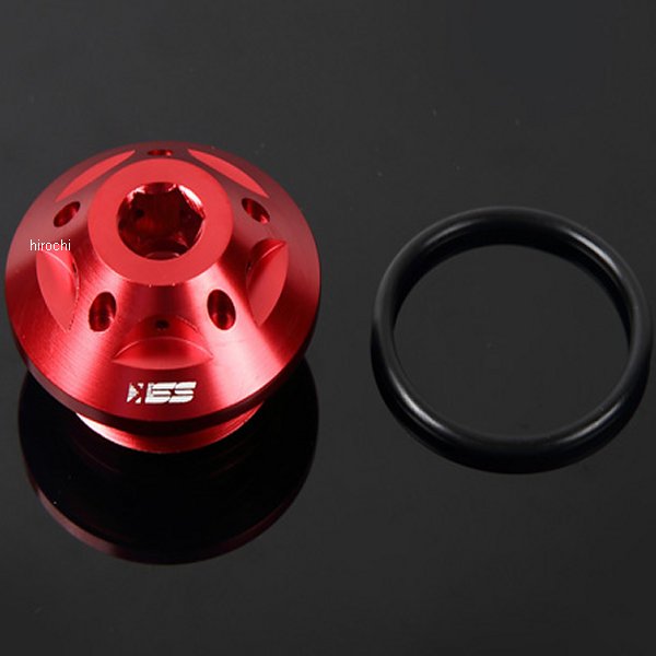 オイルフィラーキャップ M27×P3 赤