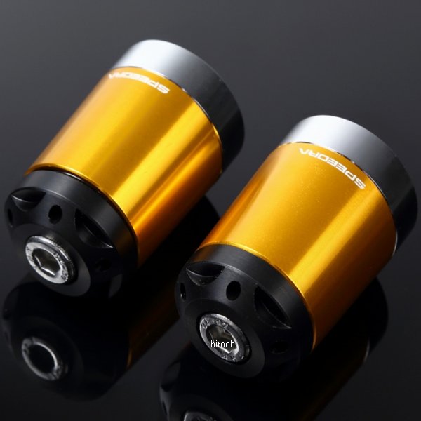 ヘビーウェイトハンドルバーエンド カワサキ M8 ゴールド