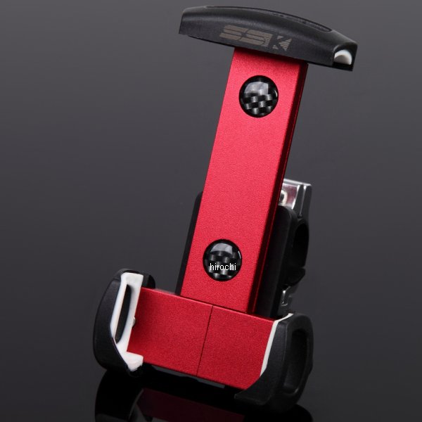 アルミスマートフォンホルダー 赤