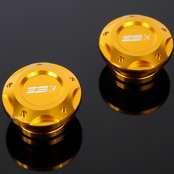 フレームキャップ YZF-R3/25、MT-03/25 ゴールド