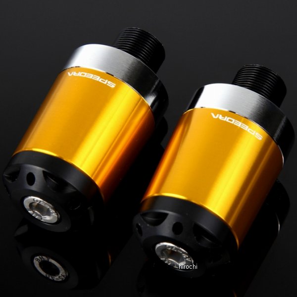 ヘビーウェイトハンドルバーエンド カワサキ M17 ゴールド