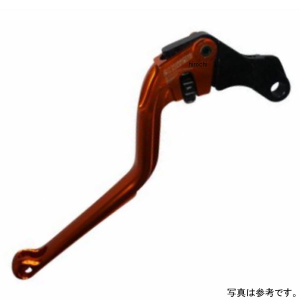 クラッチレバー B055 ロング BUELL M2 CYCLONE、S1 LIGHTNING、XB12 オレンジ