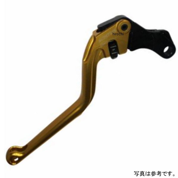 クラッチレバー C023 ロング アプリリア DORSODURO900、SHIVER750 ゴールド