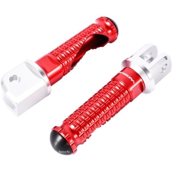 アルミ削り出しステップ スタンダードタイプ ライダー側 22年以降 YZF-R7 シルバー/赤