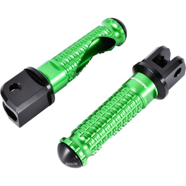 アルミ削り出しステップ スタンダードタイプ ライダー側 22年以降 YZF-R7 黒/緑