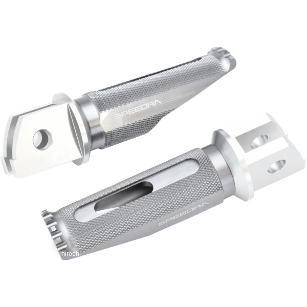 アルミ削り出しステップ レーシングタイプ タンデム側 21年以降 MT-09 シルバー/チタン