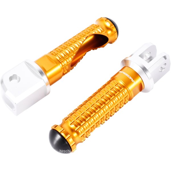 アルミ削り出しステップ スタンダードタイプ タンデム側 21年以降 MT-09 シルバー/ゴールド