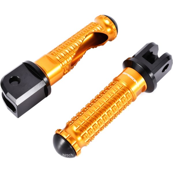 アルミ削り出しステップ スタンダードタイプ タンデム側 21年以降 MT-09 黒/ゴールド