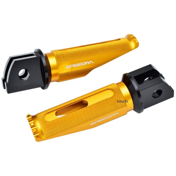 アルミ削り出しタンデムステップ レーシングタイプ GSX1300Rハヤブサ 黒/ゴールド