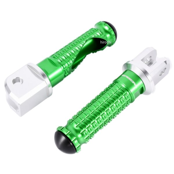 アルミ削り出しタンデムステップ スタンダードタイプ GSX1300Rハヤブサ シルバー/緑