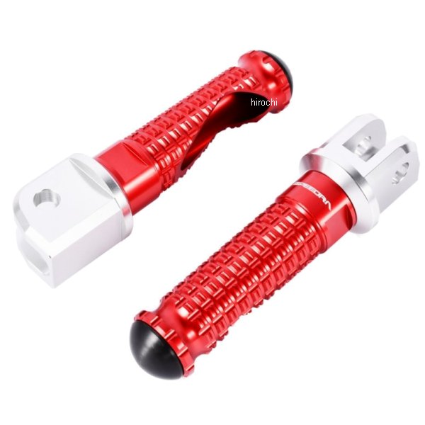 アルミ削り出しタンデムステップ スタンダードタイプ GSX1300Rハヤブサ シルバー/赤