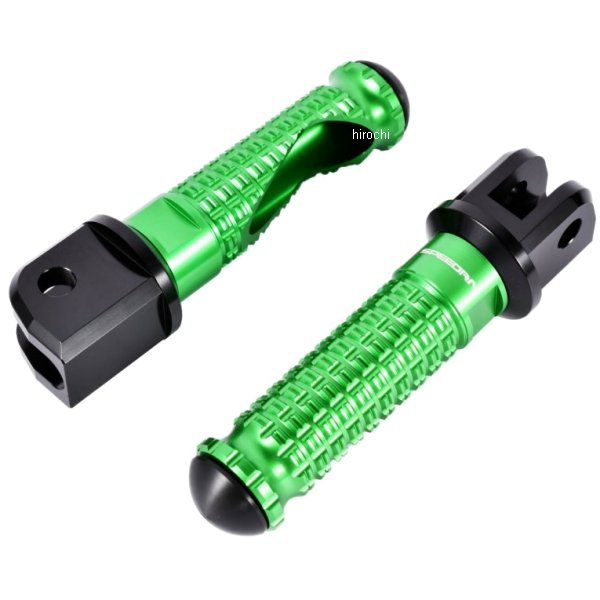 アルミ削り出しタンデムステップ スタンダードタイプ GSX1300Rハヤブサ 黒/緑