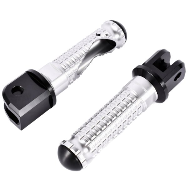 アルミ削り出しタンデムステップ スタンダードタイプ GSX1300Rハヤブサ 黒/シルバー