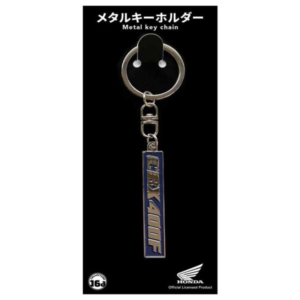 ジュウロクホウイ ホンダ CBX 400F デカールロゴ メタルキーホルダー
