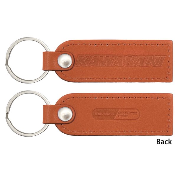 ジュウロクホウイ カワサキ タンクエンブレム クラシック 国産レザーキーホルダー