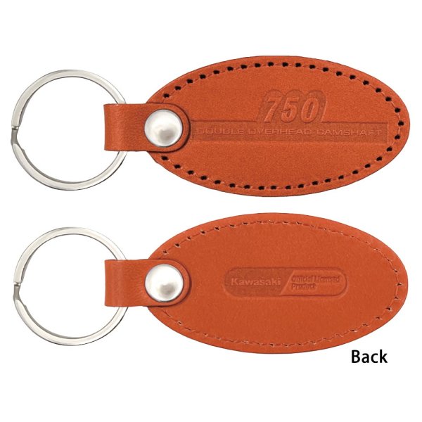 ジュウロクホウイ カワサキ 750RS ZII エンブレム国産レザーキーホルダー