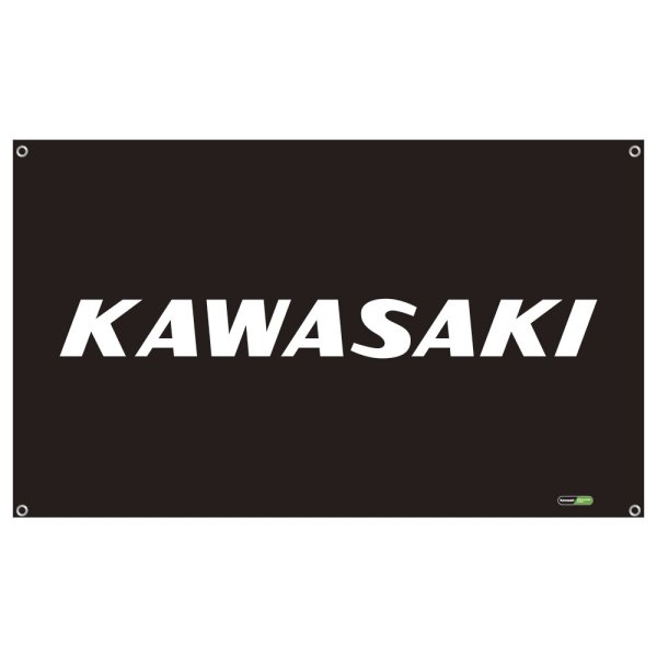 ジュウロクホウイ カワサキ ヘリテージタンクエンブレム  特大フラッグ