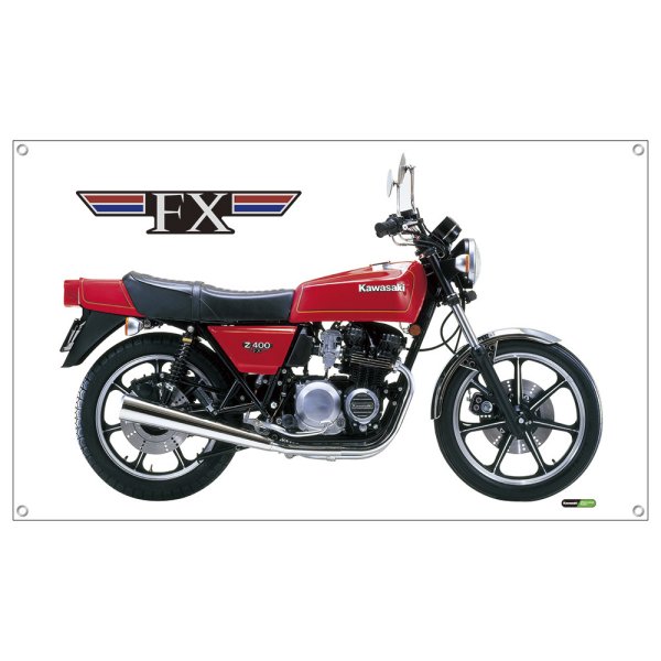 ジュウロクホウイ カワサキ Z400FX 特大フラッグ