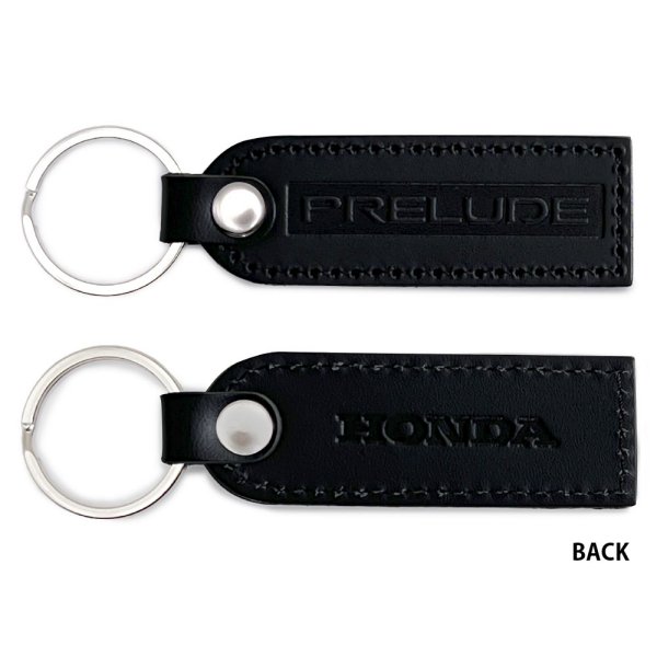 ジュウロクホウイ ホンダ PRELUDE BA5PRロゴ 国産レザーキーホルダー