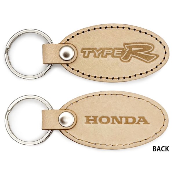 ジュウロクホウイ ホンダ TYPE R EP3・DC5 エンブレム 国産レザーキーホルダー