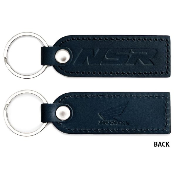 ジュウロクホウイ ホンダ NSR 250 R SP デカールロゴ 国産レザーキーホルダー