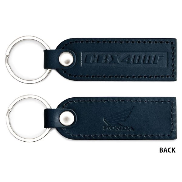 ジュウロクホウイ ホンダ CBX400F デカールロゴ 国産レザーキーホルダー