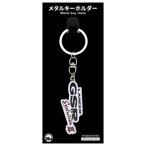 ジュウロクホウイ 三菱 ランサーエボリューションIIエンブレム メタルキーホルダー