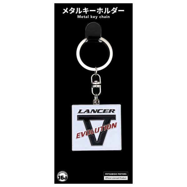 ジュウロクホウイ 三菱 ランサーエボリューションVエンブレム メタルキーホルダー