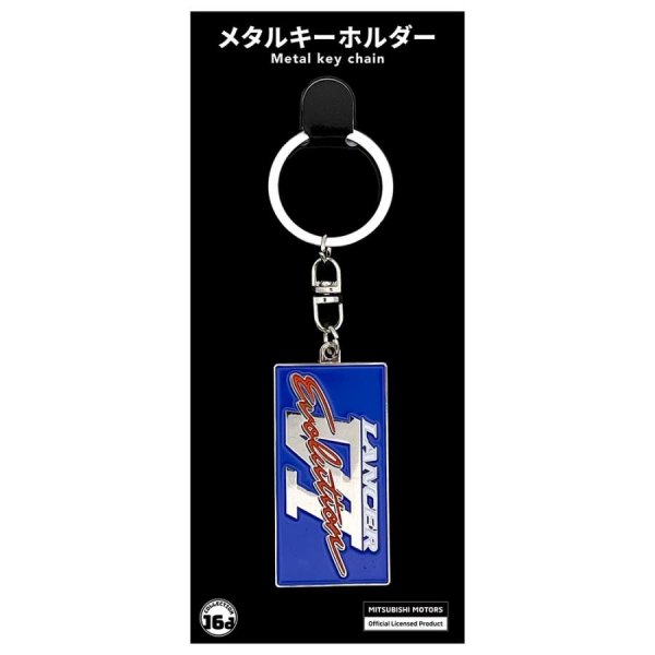 ジュウロクホウイ 三菱 ランサーエボリューションVIエンブレム メタルキーホルダー