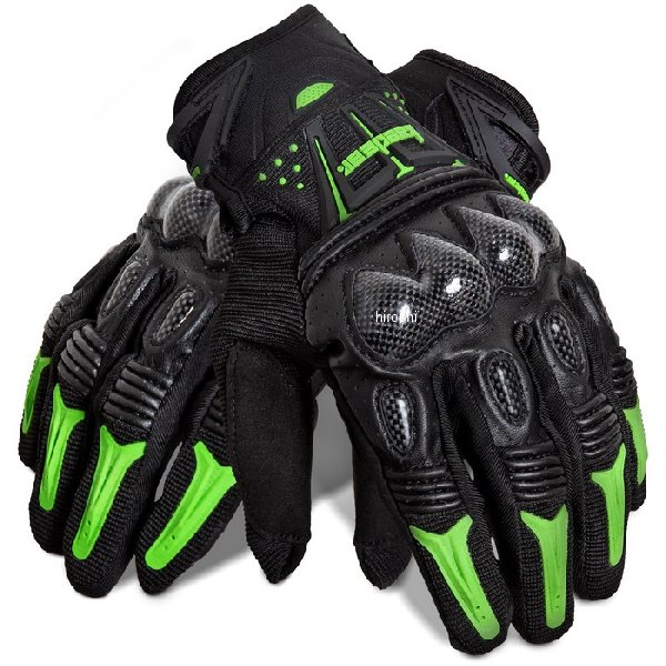 エレクトロMOTOグローブ グリーン Lサイズ
