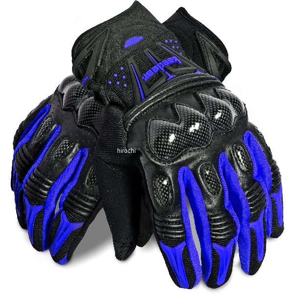 エレクトロMOTOグローブ ブルー Lサイズ
