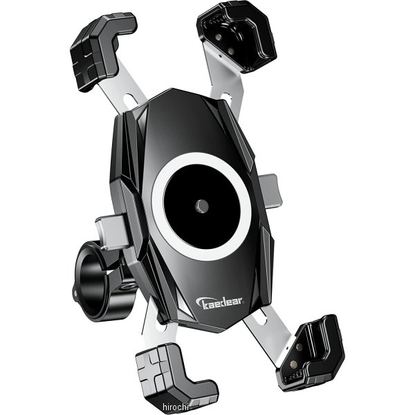 バイク用スマホホルダー クイックホールド手裏剣 黒