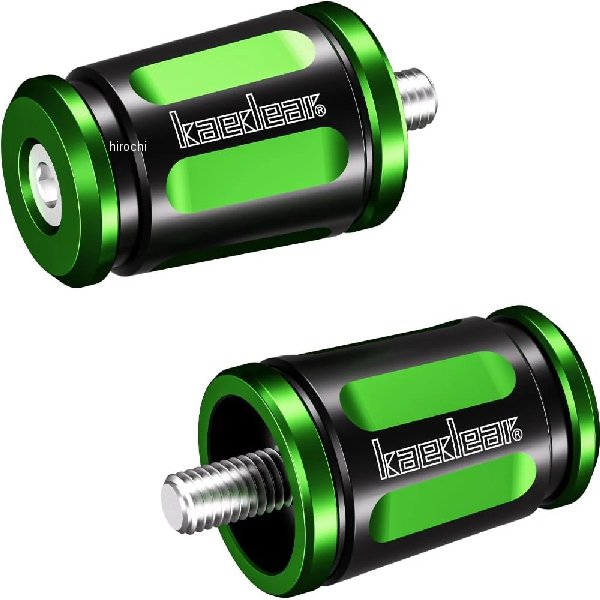 可変バーエンド カワサキM8 グリーンブラック