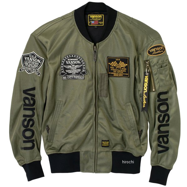 春夏モデル メッシュMA-1ジャケット カーキ/黒 3XLサイズ