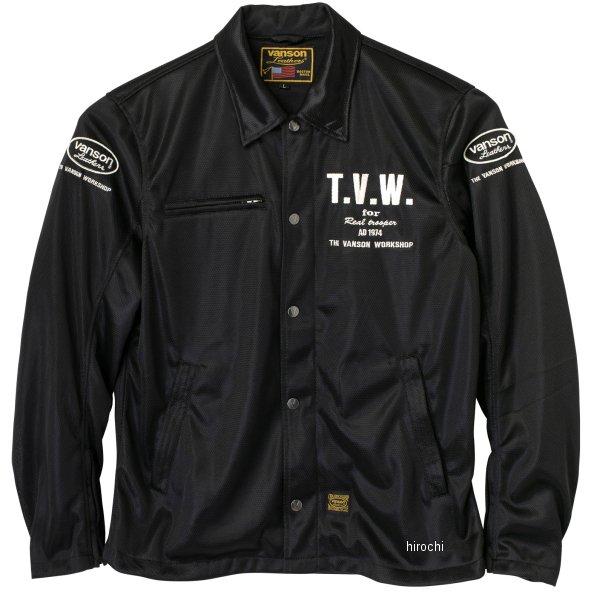 春夏モデル メッシュコーチジャケット 黒/アイボリー 3XLサイズ