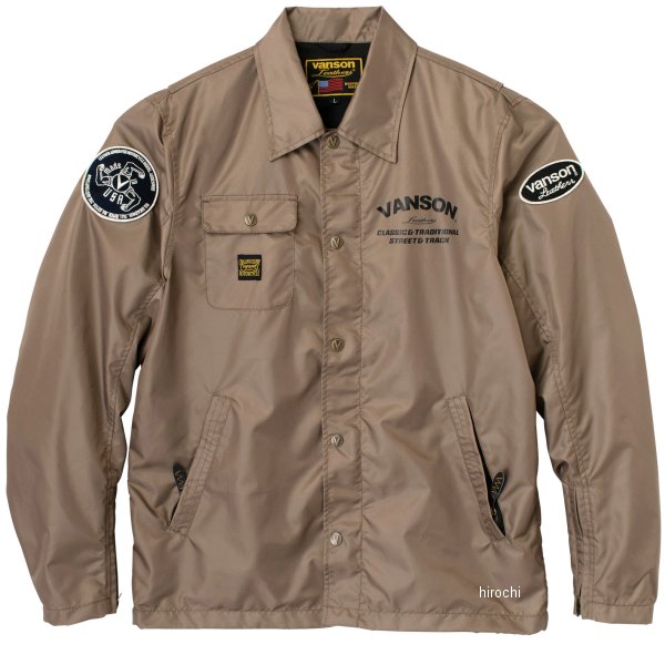 春夏モデル コーチジャケット ベージュ 3XLサイズ