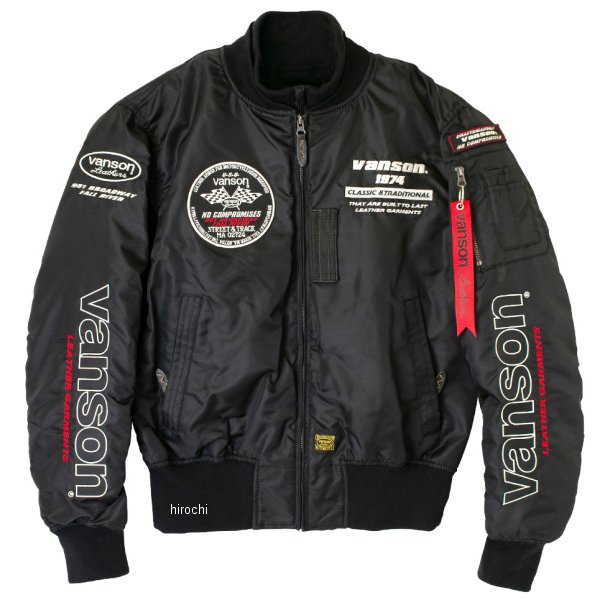 秋冬モデル MA-1 ジャケット 黒/アイボリー 2XLサイズ