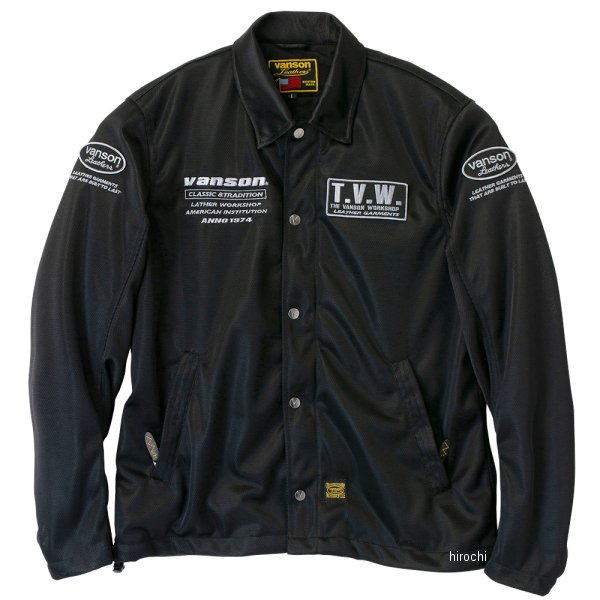 2025年春夏モデル メッシュコーチジャケット 黒/シルバー 2XLサイズ