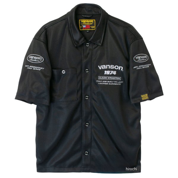 2025年春夏モデル ワークシャツ 黒/シルバー Mサイズ