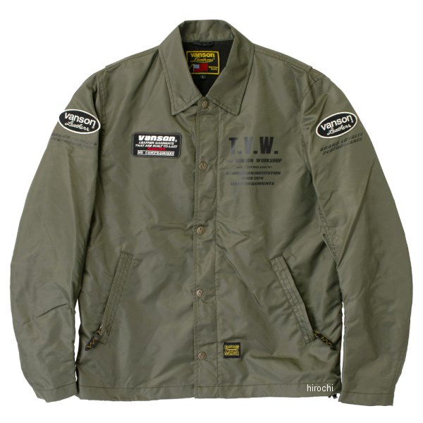 2025年春夏モデル コーチジャケット カーキ Lサイズ