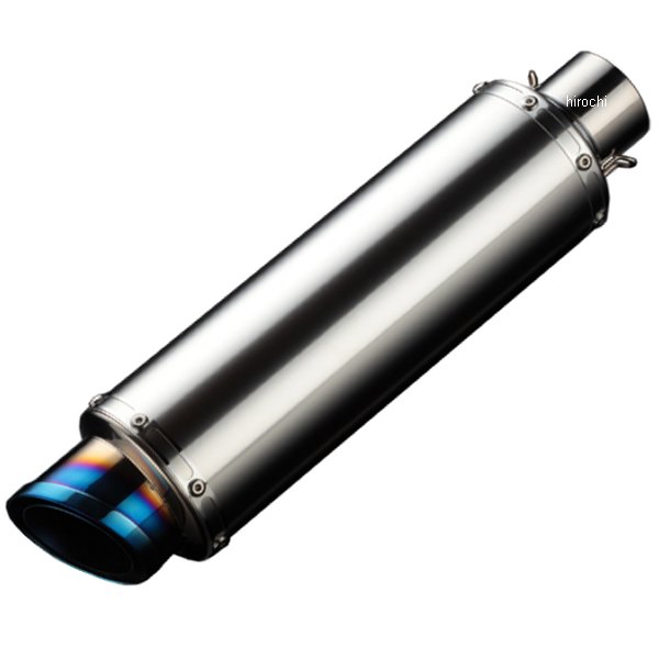 汎用サイレンサー スラッシュテール φ100X450mm 差込径φ50.8 チタンソリッド