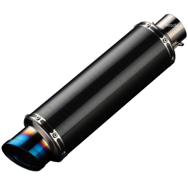 汎用サイレンサー スラッシュテール φ100X300mm 差込径φ50.8 カーボン