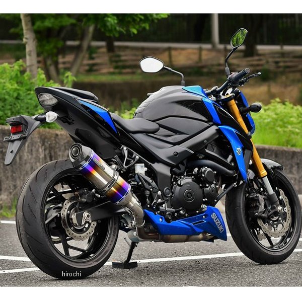 スリップオンマフラー GT-CORSA 17年 GSX-S750ABS ヒートチタン