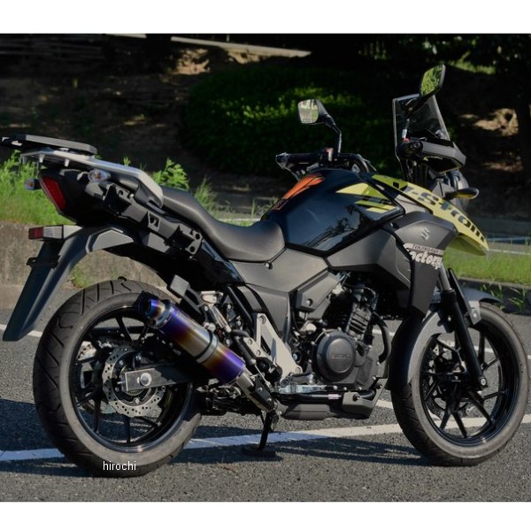 スリップオンマフラー R-EVO Vストローム250 ヒートチタン