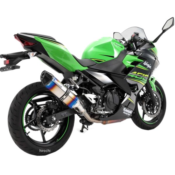 スリップオンマフラー CORSA-EVO2 18年 ニンジャ400 ヒートチタン