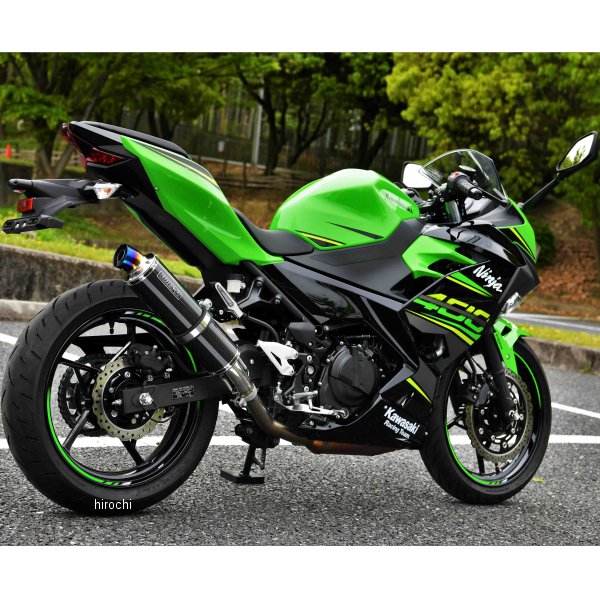 スリップオンマフラー R-EVO 18年 ニンジャ400 カーボン